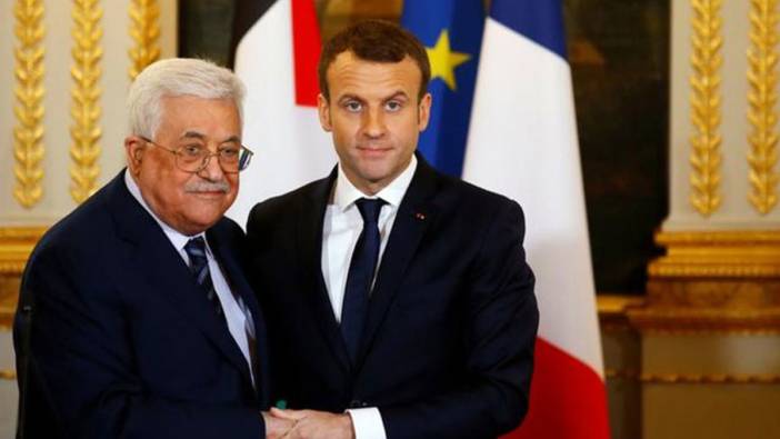 Macron, Abbas'a ve Filistin halkına taziye dileklerini iletti