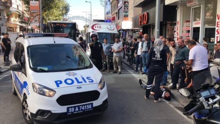 Çorlu'da trafik kazası: 2 yaralı