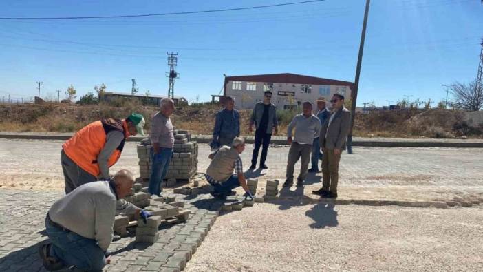 Kaymakam Partal, yol yapım çalışmalarını inceledi