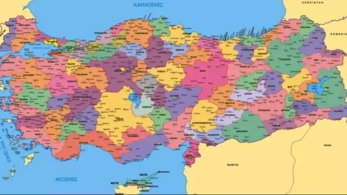 Türkiye haritası değişebilir. İşte il olması beklenen ilçeler