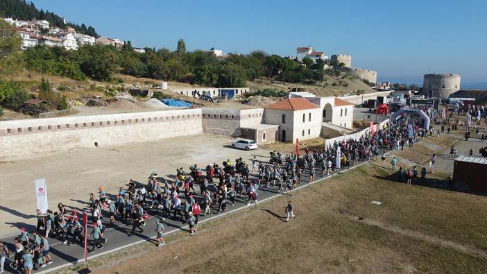 Çanakkale Gelibolu Namazgah Tabyası önünden başladı: