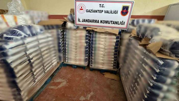 Gaziantep'te 9 bin 850 kilo 2.9 Milyon TL değerinde sahte deterjan ele geçirildi