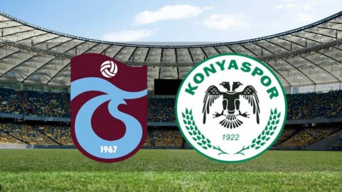 Trabzonspor - Konyaspor maçının ilk 11'leri belli oldu