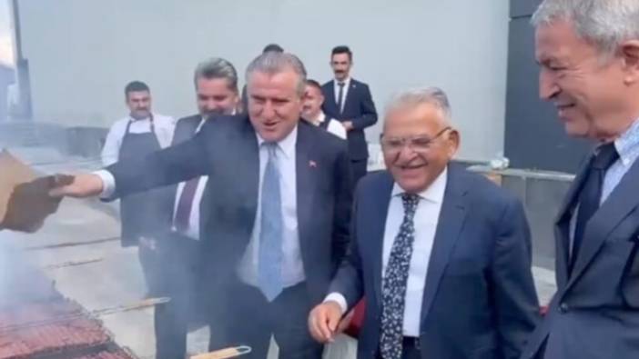 Mangal yelleyen başkanın aklına vatandaş bir hafta sonra geldi. 1 ton sucuk döner dağıtacakmış