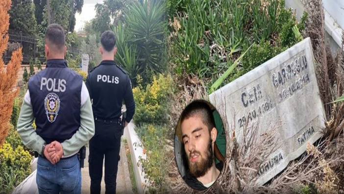 Polis Cem Garipoğlu’nun mezarında nöbet tutuyor