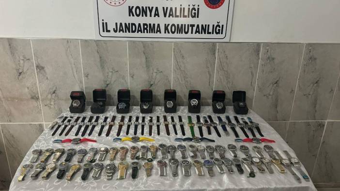 Konya’da 88 adet gümrük kaçağı saat yakalandı