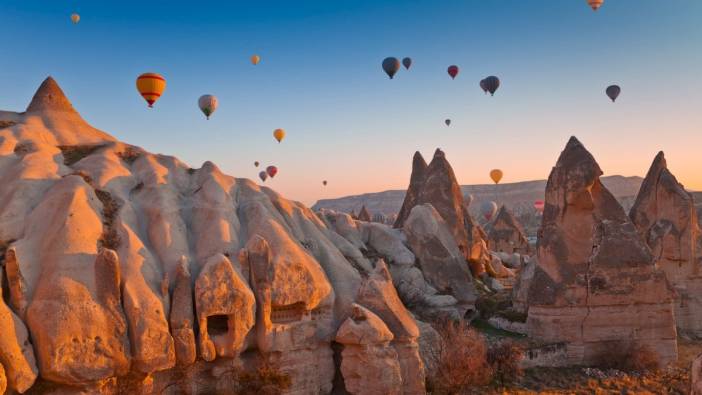 Kapadokya'yı, 211 bin turist izledi