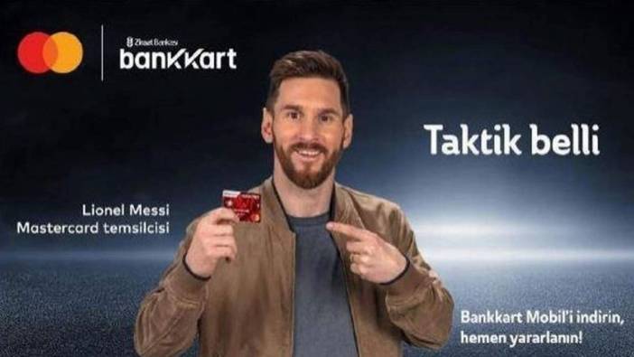 Messi, Ziraat Bankası’nın reklamında yer aldı