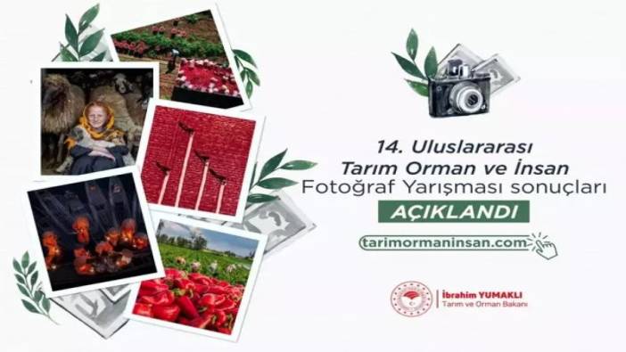 14. Uluslararası Tarım, Orman ve İnsan Fotoğraf Yarışması'nın kazananları belli oldu