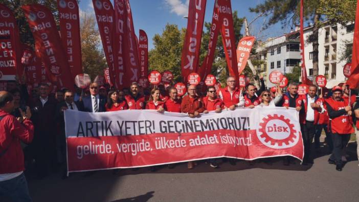 DİSK Ankara'da buluştu: Gelirde, vergide, ülkede adalet istiyoruz