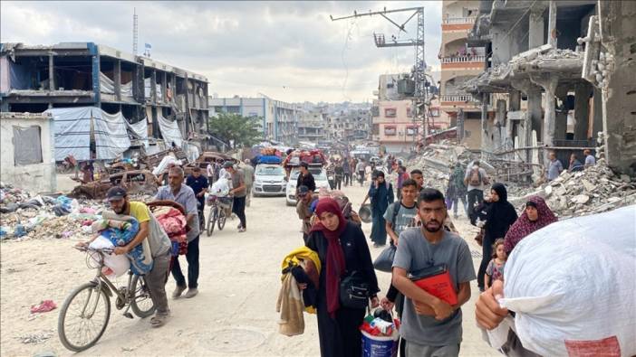 Filistinliler Gazze’nin kuzeyinden sürgün ediliyor