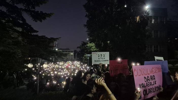 Boğaziçi Üniversitesi'nde 'Ayşenur' ve 'İkbal' protestosuna barikat engeli!