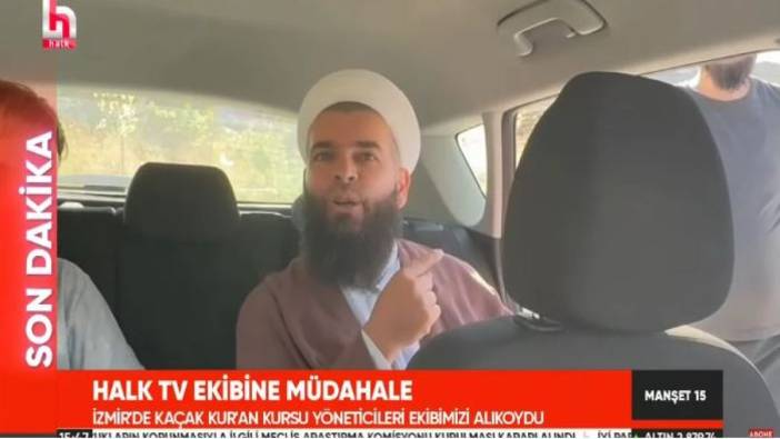 Tarikatçılar Halk TV ekibini rehin aldı. Zorla otomobile bindiler