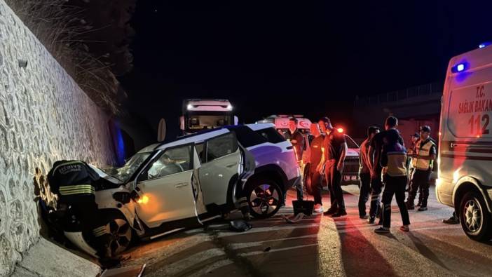 Feci kazada 1'i profesör 2 kadın doktor öldü. Elektrikli araç istinat duvarına çarptı