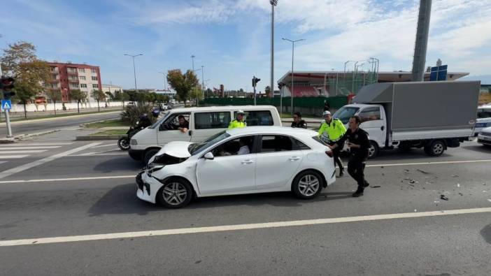 Samsun’da zincirleme kaza