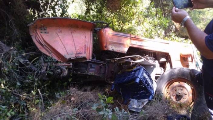 Hatay'da uçuruma devrilen traktördeki 5 kişi yaralandı