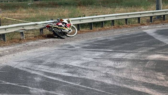 İzmir’de tanker ile motosiklet çarpıştı! 1 ölü! 1 yaralı