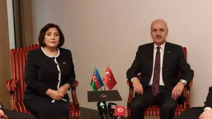 Kurtulmuş, Azerbaycan Milli Meclis Başkanıyla görüştü