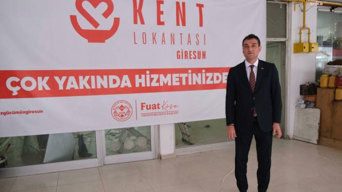 Giresun'a kent lokantası geliyor