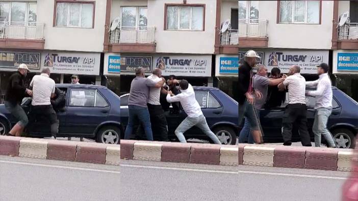 Trafikte sürücüyü camdan çıkarıp dövmüşlerdi! Tutuklandılar