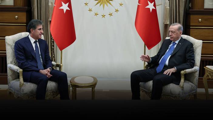 Erdoğan Barzani'yi kabul etti