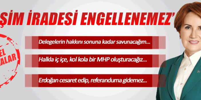 Değişim İradesi Engellenemez