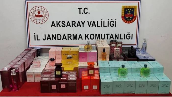 Jandarmadan kaçak parfüm operasyonu: 2 gözaltı