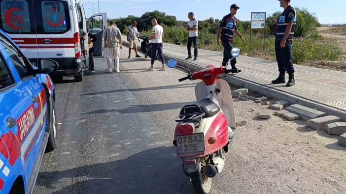 Antalya’da 2 motosiklet çarpıştı: 1 yaralı