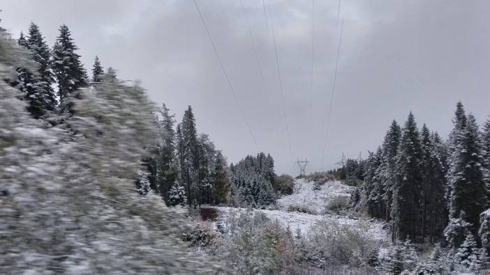 Bolu’nun yüksek kesimleri beyaza gelinliğini giydi