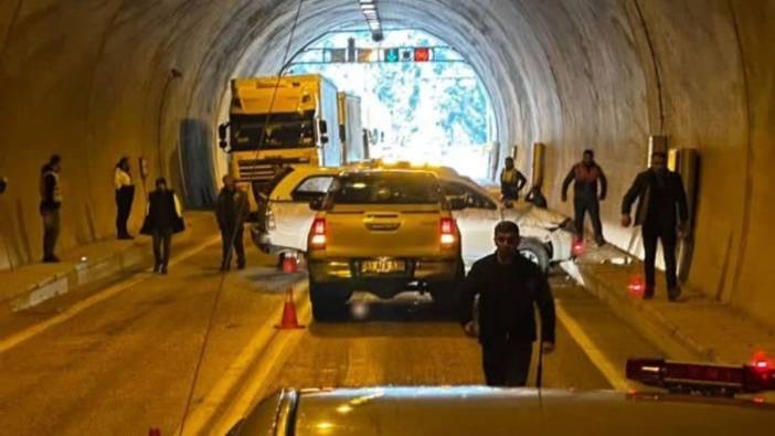 Artvin’de tünel içinde kaza