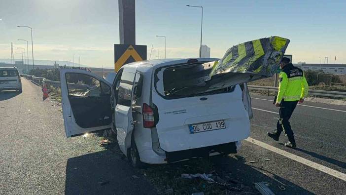 Feci Kaza! Bariyer deldi geçti