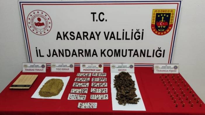 Aksaray’da uyuşturucu operasyonunda 2 kişi tutuklandı