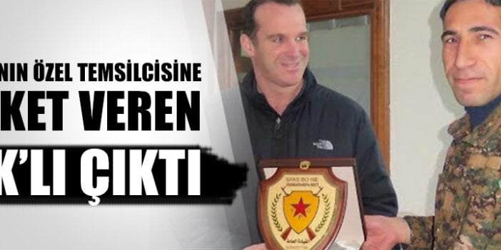 Obama'nın özel temsilcisine plaket veren PKK’lı çıktı