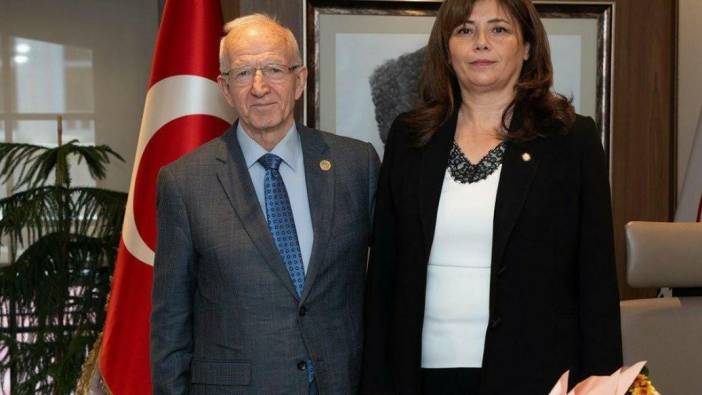 Yeni Başkan İbrahim Kaboğlu, Filiz Saraç'tan görev devraldı