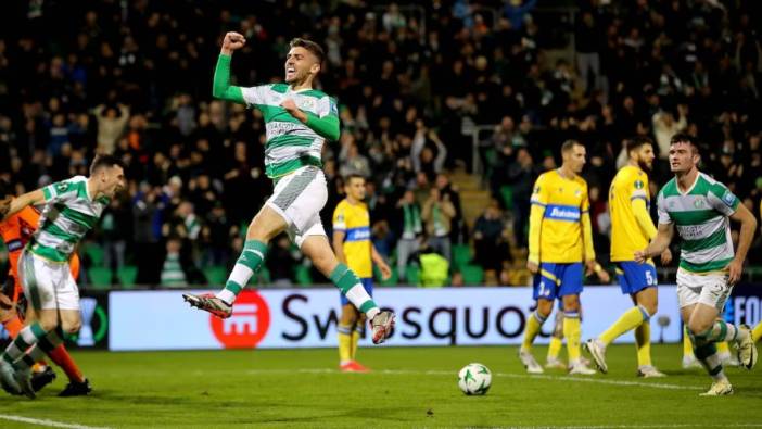 Shamrock Rovers Konferans Ligi'nde umutlarını sürdürdü