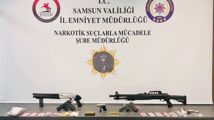 Samsun'da uyuşturucu operasyonu! 17 şüpheli yakalandı