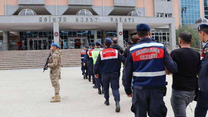 Edirne sınırda 7 terör örgütü üyesi yakalandı