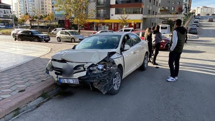 Elazığ’da trafik kazası! 2 kişi yaralandı