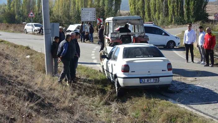 Kütahya'da trafik kazası: 4 yaralı