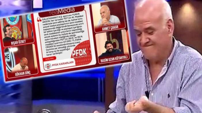 Ahmet Çakar canlı yayında gaz çıkardı! Stüdyodakiler gülme krizine girdi