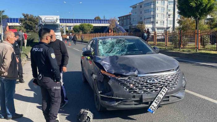 Bolu’da 14 yaşındaki çocuğa otomobil çarptı