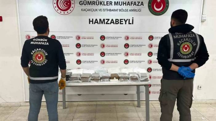 Gümrük kapısında 103 milyon lira değerinde uyuşturucu ele geçirildi