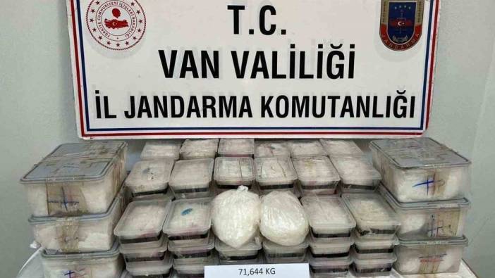 Van’da kilolarca metamfetamin ele geçirildi