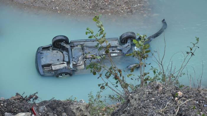 Ordu'da otomobil dereye uçtu: 1 yaralı