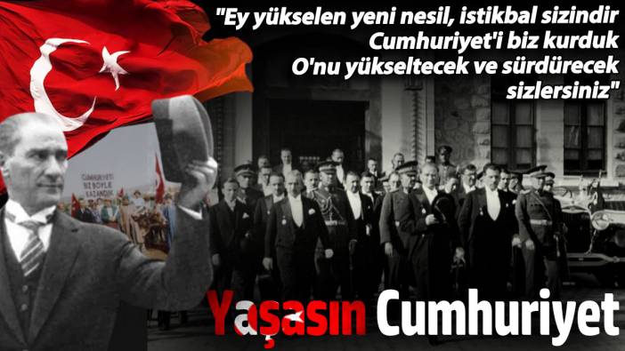 Cumhuriyetimizin 101. yılı kutlu olsun!