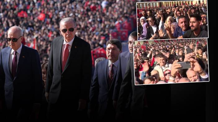 Anıtkabir'de dikkat çeken Erdoğan sloganı