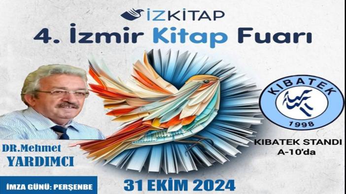 Mehmet Yardımcı İZKİTAP’ta kitaplarını imzalayacak