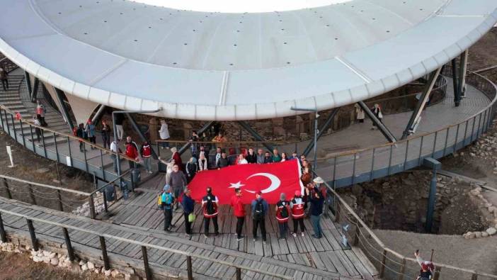 Göbeklitepe’de cumhuriyet yürüyüşü