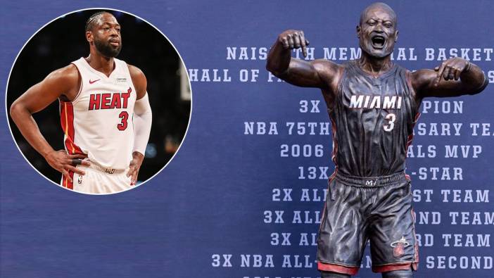 Dwyane Wade heykeline tepkiler dinmek bilmiyor