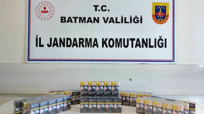 Batman’da kaçak sigara operasyonu: 720 paket ele geçirildi